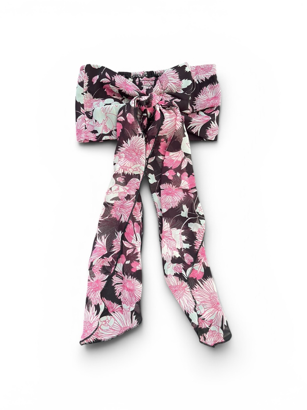 Zhen Nymph bandeau top floral print